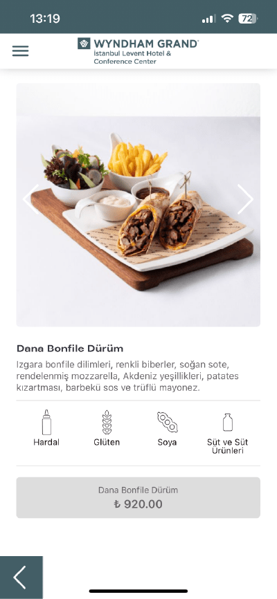EndoMenu platform ekran görüntüsü