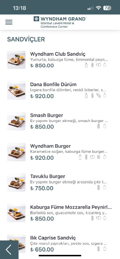 EndoMenu platform ekran görüntüsü